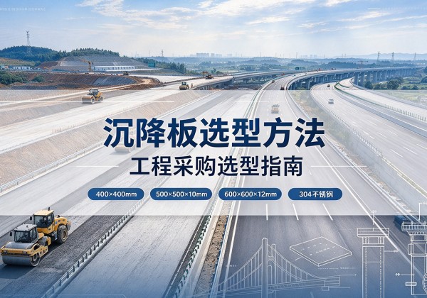 南和沉降板选择方法